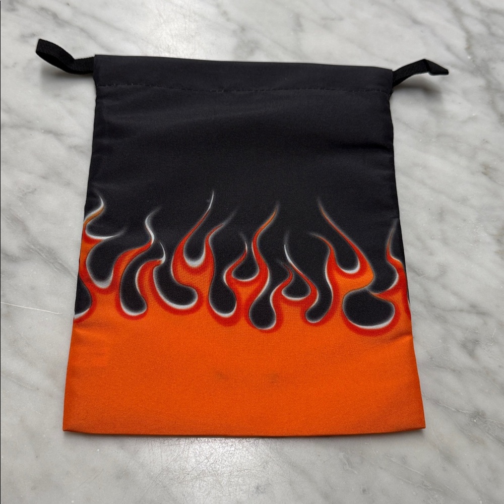Prada Limited Edition Flame Drawstring Storage Ba… - image 3